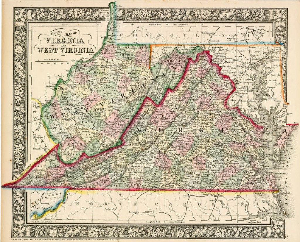 Map of WV 1863 (LC)